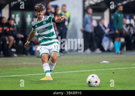 14 septembre 2022, Varsovie, Pologne : Joao Pedro Neves Filipe ''Jota'' du Celtic FC vu en action lors du match de phase de groupes de l'UEFA Champions League entre le FC Shakhtar Donetsk et le Celtic FC au Marshal Jozef Pilsudski Legia stade Municipal de Varsovie..score final ; FC Shakhtar Donetsk 1 :1 Celtic FC. (Crédit image : © Mikolaj Barbanell/SOPA images via ZUMA Press Wire) Banque D'Images