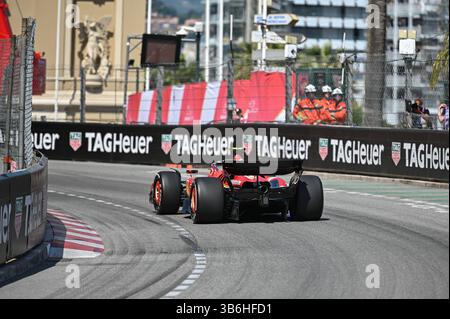 26 mai 2024, Monaco, Monaco, Monaco : CHARLES LECLERC de Monaco au volant de la (16) Ferrari SF-24 sur piste lors du Grand Prix de F1 de Monaco sur le circuit de Monaco le 26 mai 2024 à Monte-Carlo, Monaco. (Crédit image : © Stefanos Kyriazis/ZUMA Press Wire) Banque D'Images