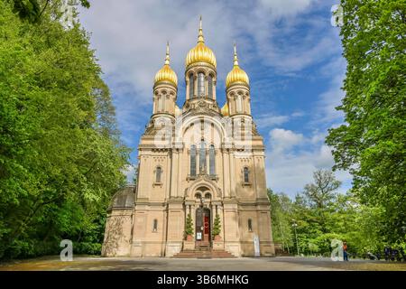 Russisch-Orthodoxe Kirche der heiligen Elisabeth, Neroberg, Wiesbaden, Hessen, Deutschland *** Russian Orthodox Church of : Elisabeth, Neroberg, Wiesbaden, Hesse, Germany Banque D'Images