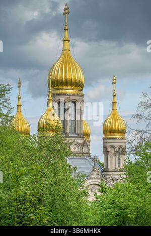 Russisch-Orthodoxe Kirche der heiligen Elisabeth, Neroberg, Wiesbaden, Hessen, Deutschland *** Russian Orthodox Church of : Elisabeth, Neroberg, Wiesbaden, Hesse, Germany Banque D'Images