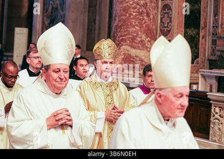 Cardinal Angel Fernandez Artime celebrates a mass on the eight of nine ...