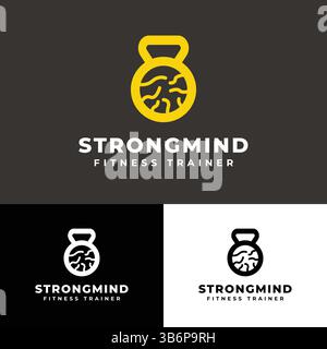 Logo Strong Mind Illustration de Vecteur