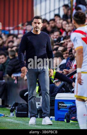 11 novembre 2023, Madrid, Espagne : MADRID, ESPAGNE - 11 NOVEMBRE : .Michel de Girona FC lors du match la Liga EA Sports entre Rayo Vallecano et Girona FC à l'Estadio de Vallecas le 11 novembre 2023 à Madrid, Espagne (crédit image : © Pablo Garcia/DAX via ZUMA Press Wire) Banque D'Images