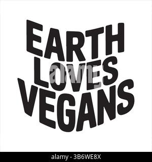 Design svg végétalien Illustration de Vecteur