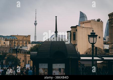 La photo a été prise au Festival international du tapis à Icherisheher. Bakou, Azerbaïdjan. 03.05.2025. Banque D'Images