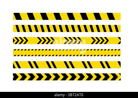 Symbole jaune des lignes de signalisation grunge Illustration de Vecteur