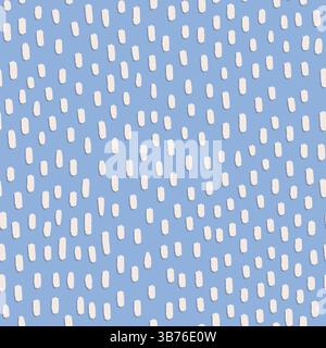motif vectoriel sans couture à rayures minuscules. Dessiné à la main doodle coups inégaux, fond de gouttes d'eau. Illustration vectorielle Illustration de Vecteur
