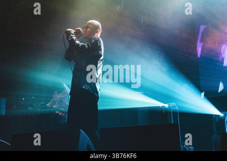 Tilburg, pays-Bas. 20 avril 2025. Le groupe japonais Endon donne un concert live lors du festival de metal néerlandais Roadburn Festival 2025 à Tilburg. Banque D'Images