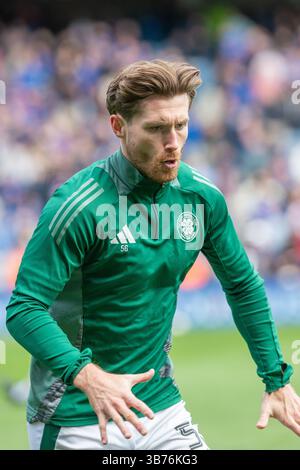 ANTHONY RALSTON, joueur de football professionnel, joue actuellement pour le Celtic FC, une équipe de la première Division écossaise. Banque D'Images