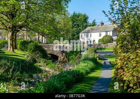 Le joli village de Crosby Ravensworth dans la vallée d'Eden, Cumbria Banque D'Images