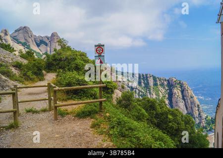 Montcerats étrange rock (Espagne Barcelone). Lieu de tournage: Espagne, Barcelone Banque D'Images