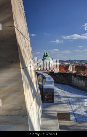Vue du jardin du Paradis, près de Prague Castle - Photo HDR Banque D'Images