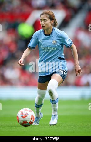 Manchester, Royaume-Uni. 04 mai 2025. Manchester City Women Yui Hasegawa 25 lors du Manchester United Women v Manchester City Women WSL match à Old Trafford, Manchester, Angleterre, Royaume-Uni le 4 mai 2025 crédit : Phil Duncan/Every second Media crédit : Every second Media/Alamy Live News Banque D'Images