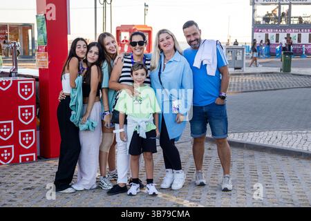 FARO, PORTUGAL : 5 SEPTEMBRE 2024 - participants au Festival de musique F, un grand festival sur la ville de Faro, Portugal Banque D'Images