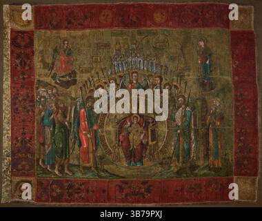 La bannière de Shuyski conquise par Stanislaw Zolkiewski à Moscou en 1610. Musée : Muzeum Narodowe, Cracovie. Auteur : objet historique. Banque D'Images