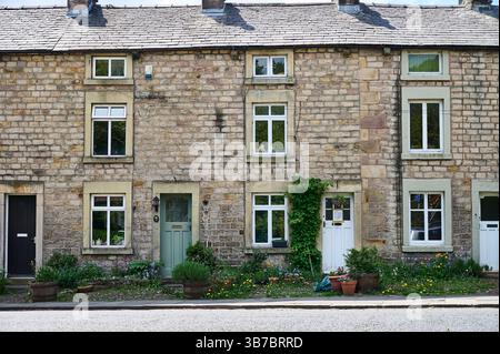 Golgotha Village à Bowerham, Lancaster, Royaume-Uni Banque D'Images