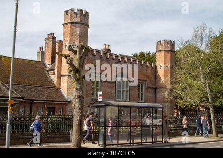 Abbey House, Winchester, Angleterre Banque D'Images