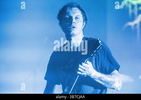 21 avril 2024, Tilburg, Copenhague, pays-Bas : Tilburg, pays-Bas. 21 avril 2024. Le groupe de black metal suédois Dodsrit donne un concert lors du festival de musique néerlandais Roadburn Festival 2024 à Tilburg. (Crédit image : © Peter Troest/Gonzales photo via ZUMA Press) Banque D'Images