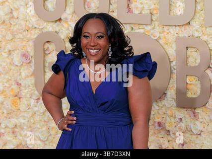 6 janvier 2024, Beverly Hills, Californie, États-Unis : Angelique Jackson sur le tapis rouge de la 81e cérémonie annuelle des Golden Globe Awards le dimanche 7 janvier 2024 à l'hôtel Beverly Hilton de Beverly Hills, Californie. JAVIER ROJAS/PI (crédit image : © PI via ZUMA Press Wire) Banque D'Images