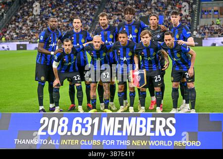 14 avril 2024, Milan, Null, Italie : Milan, Italie. 14 avril 2024. Le départ 11 de l'Inter pour le match de Serie A entre l'Inter et Cagliari à Giuseppe Meazza à Milan. (Crédit image : © Gonzales photo/Gonzales photo via ZUMA Press) Banque D'Images