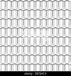 Motif de papier peint vintage sans couture Art Deco. Fond décoratif géométrique illustration de la ligne graphique vectorielle. Design abstrait noir et blanc pour pac Illustration de Vecteur