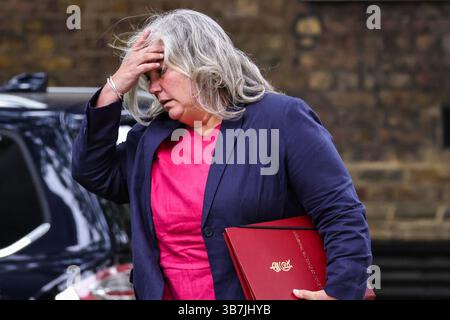 Londres, Royaume-Uni. 06 mai 2025. Heidi Alexander, secrétaire aux transports, députée de Swindon South. Les ministres assistent à la réunion du cabinet du gouvernement à Downing Street, Londres, Royaume-Uni crédit : Imageplotter/Alamy Live News Banque D'Images