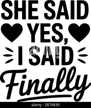 Typographie svg mariage Illustration de Vecteur