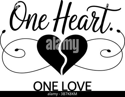 Typographie svg mariage Illustration de Vecteur