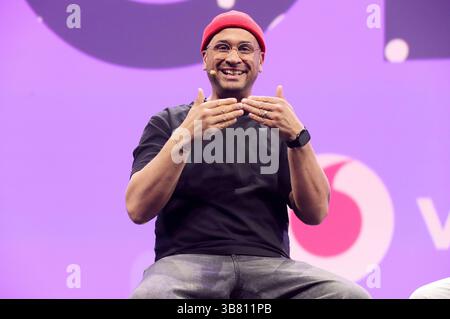 Jean Pierre Kraemer beim OMR Festival 2025 à den Messehallen. Hambourg, 06.05.2025 Banque D'Images