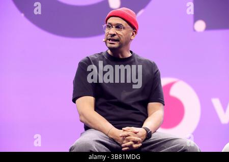 Jean Pierre Kraemer beim OMR Festival 2025 à den Messehallen. Hambourg, 06.05.2025 *** Jean Pierre Kraemer au Festival OMR 2025 dans les salles d'exposition de Hambourg, 06 05 2025 Foto :xgbrcix/xFuturexImagex omr 5597 Banque D'Images