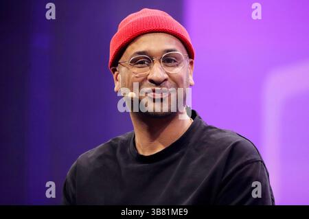 Jean Pierre Kraemer beim OMR Festival 2025 à den Messehallen. Hambourg, 06.05.2025 *** Jean Pierre Kraemer au Festival OMR 2025 dans les salles d'exposition de Hambourg, 06 05 2025 Foto :xgbrcix/xFuturexImagex omr 5600 Banque D'Images