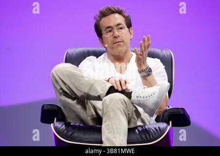 Ryan Reynolds beim OMR Festival 2025 à den Messehallen. Hambourg, 06.05.2025 *** Ryan Reynolds au Festival OMR 2025 dans les salles d'exposition de Hambourg, 06 05 2025 Foto :xgbrcix/xFuturexImagex omr 5622 Banque D'Images