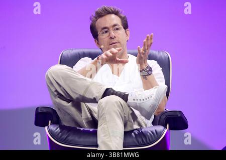 Ryan Reynolds beim OMR Festival 2025 à den Messehallen. Hambourg, 06.05.2025 *** Ryan Reynolds au Festival OMR 2025 dans les salles d'exposition de Hambourg, 06 05 2025 Foto :xgbrcix/xFuturexImagex omr 5623 Banque D'Images