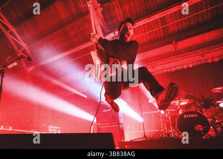 Tilburg, pays-Bas. 19 avril 2025. Le groupe américain Gillian carter en concert lors du festival de metal néerlandais Roadburn Festival 2025 à Tilburg. Banque D'Images