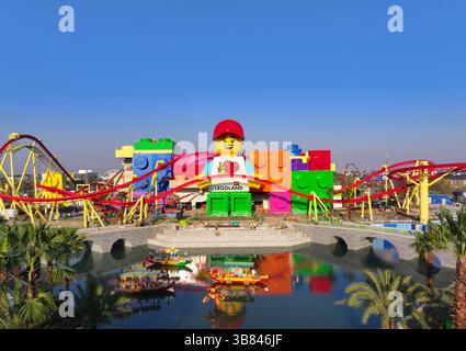 (250507) -- SHANGHAI, 7 mai 2025 (Xinhua) -- cette photo prise le 15 avril 2025 montre une vue du LEGOLAND Shanghai Resort à Shanghai, dans l'est de la Chine. ALLER AVEC « LEGOLAND Shanghai Resort dont l'ouverture est prévue pour le 5 juillet » (LEGOLAND Shanghai Resort/documentation via Xinhua) Banque D'Images