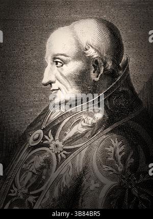 Pape Adrien VI, Adriano VI, Hadrien VI ; 1459 – 1523, évêque de Rome de 1522 à sa mort Banque D'Images