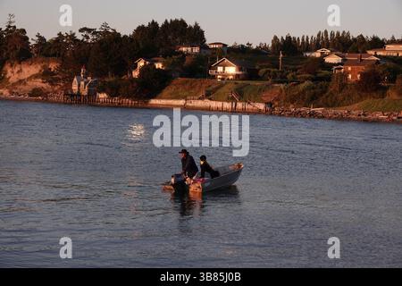 19 juin 2024, Coupeville, Washington, USA : scènes de la ville de Coupeville, Whidbey Island, État de Washington, la semaine du 16 juin 2024. Whidbey Island est dans Puget Sound, au nord de Seattle, Washington. Le terrain accidenté de islandÃs s'étend sur des plages, des collines et des terres agricoles. À sa pointe nord-ouest, le parc national Deception Pass offre des vues sur la falaise, des sentiers forestiers et des lacs d'eau douce. (Crédit image : © Karen Focht/ZUMA Press Wire) Banque D'Images