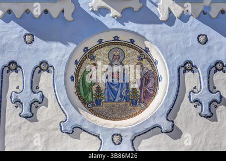 Église bleue de Bratislava - Église de Sainte-Élisabeth Banque D'Images
