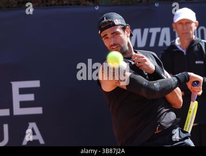 Rome, Italie. 07 mai 2025. Tennis International of Italy BNL, Matteo Berrettini (ITA), Rome, 7 mai 2025. Photo Felice Calabro' Credit : Independent photo Agency/Alamy Live News Banque D'Images