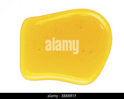 Fond de goutte de miel. Motif abstrait de goutte de miel. Isolé sur blanc avec chemin de détourage. Peut être utilisé pour la conception. Copier l'espace pour le texte Banque D'Images