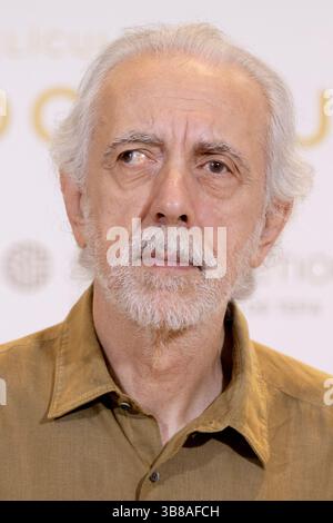 7 octobre 2023, Madrid, Espagne : Fernando Trueba assiste à l'appel photo 'Isla Perdida (cœur hanté)' à l'hôtel NH Palacio de Tepa à Madrid. (Crédit image : © Nacho Lopez/SOPA images via ZUMA Press Wire) Banque D'Images