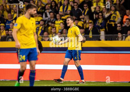 15 mai 2024, BrÃ¸Ndby, Null, Danemark : Broendby, Danemark. 15 mai 2024. Jacob Rasmussen.of Broendby vu lors du match de Superliga 3F entre Broendby IF et FC Nordsjaelland au Broendby Stadion à Broendby. (Crédit image : © Gonzales photo/Gonzales photo via ZUMA Press) Banque D'Images