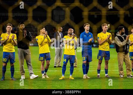 15 mai 2024, BrÃ¸Ndby, Null, Danemark : Broendby, Danemark. 15 mai 2024. Les joueurs de Broendby SONT vus après le match de 3F Superliga entre Broendby IF et FC Nordsjaelland au Broendby Stadion à Broendby. (Crédit image : © Gonzales photo/Gonzales photo via ZUMA Press) Banque D'Images