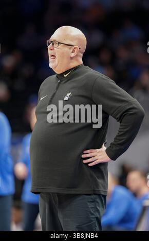 14 mars 2024 : Steve Forbes, entraîneur-chef des diacres démons de Wake Forest, lors d'un tournoi de basket-ball masculin de l'ACC entre les diacres démons de Wake Forest et les Pitt Panthers à Capital One Arena à Washington, DC Justin Cooper/CSM (crédit image : © Justin Cooper/CSM via ZUMA Press Wire) Banque D'Images