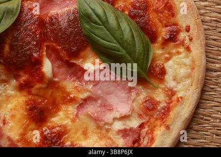 Pizza Margarita Banque D'Images