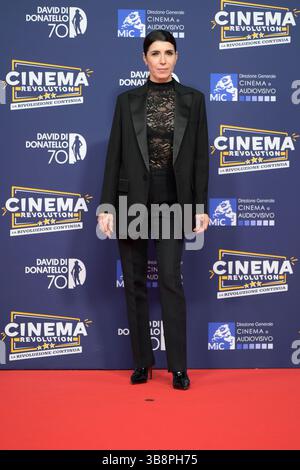 Rome, Italie. 07 mai 2025. Giorgia assiste au tapis rouge de David di Donatello 2025 aux studios Cinecittà. Crédit : SOPA images Limited/Alamy Live News Banque D'Images