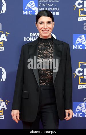 Rome, Italie. 07 mai 2025. Giorgia assiste au tapis rouge de David di Donatello 2025 aux studios Cinecittà. Crédit : SOPA images Limited/Alamy Live News Banque D'Images