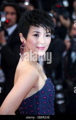 Zhang Ziyi à la première de 'The Great Gatsby' lors du 66ème Festival de Cannes en France - 15 mai 2013 Banque D'Images