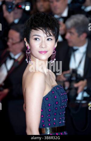 Zhang Ziyi à la première de 'The Great Gatsby' lors du 66ème Festival de Cannes en France - 15 mai 2013 Banque D'Images
