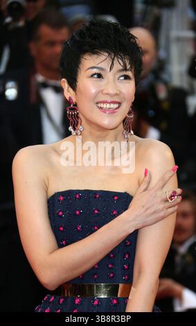 Zhang Ziyi à la première de 'The Great Gatsby' lors du 66ème Festival de Cannes en France - 15 mai 2013 Banque D'Images